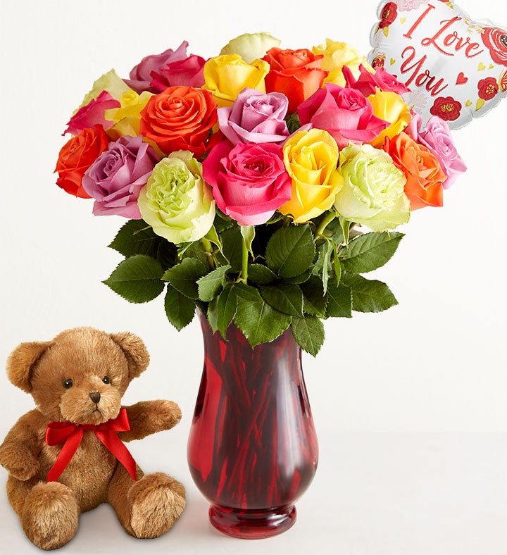 I Love You Assorted Roses