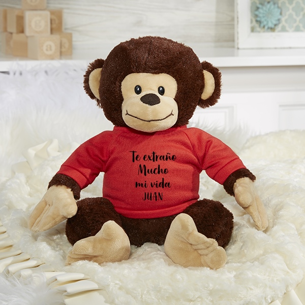 Write Your Own Personalized Plush Monkey