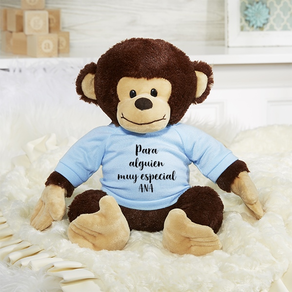 Write Your Own Personalized Plush Monkey